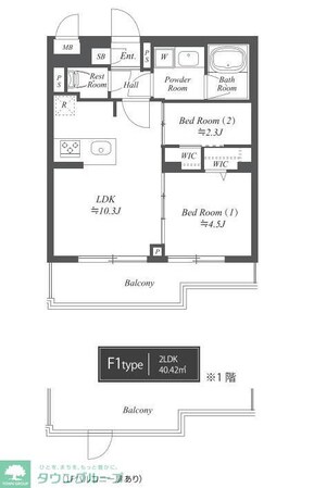ブランシエスタ用賀の物件間取画像
